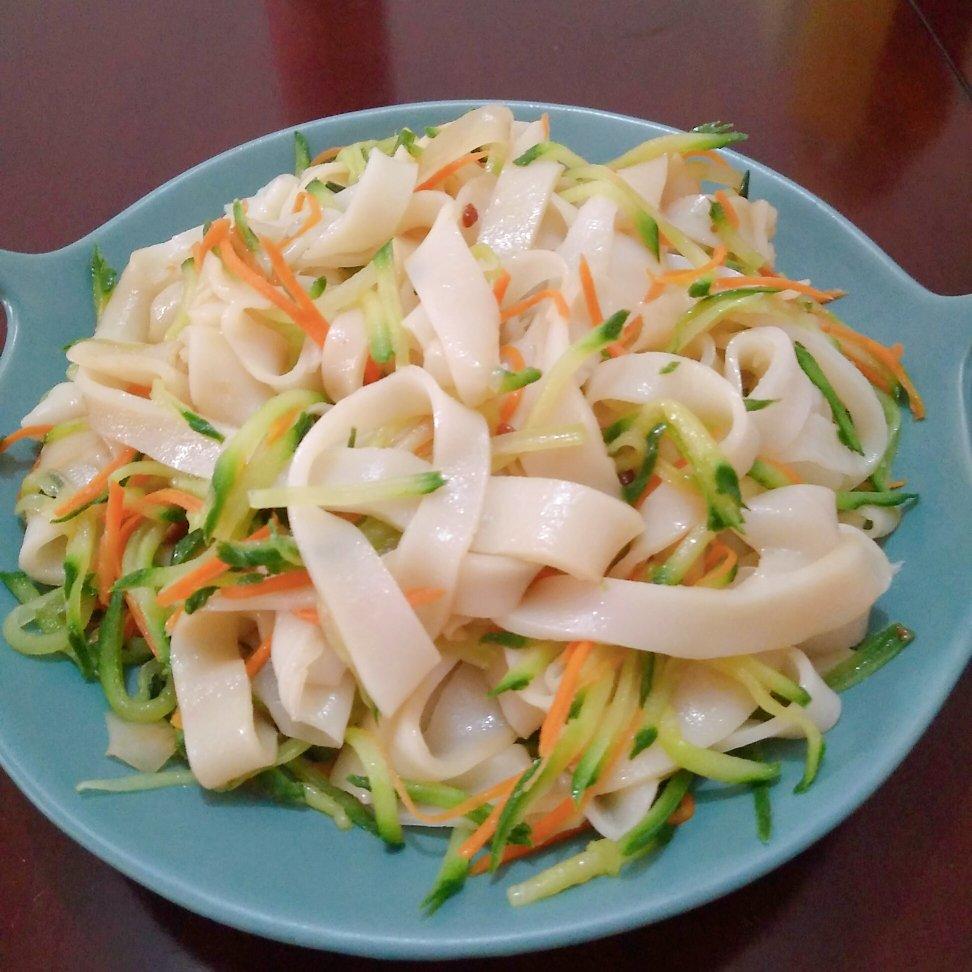 快手凉皮（附视频。不洗面筋。）