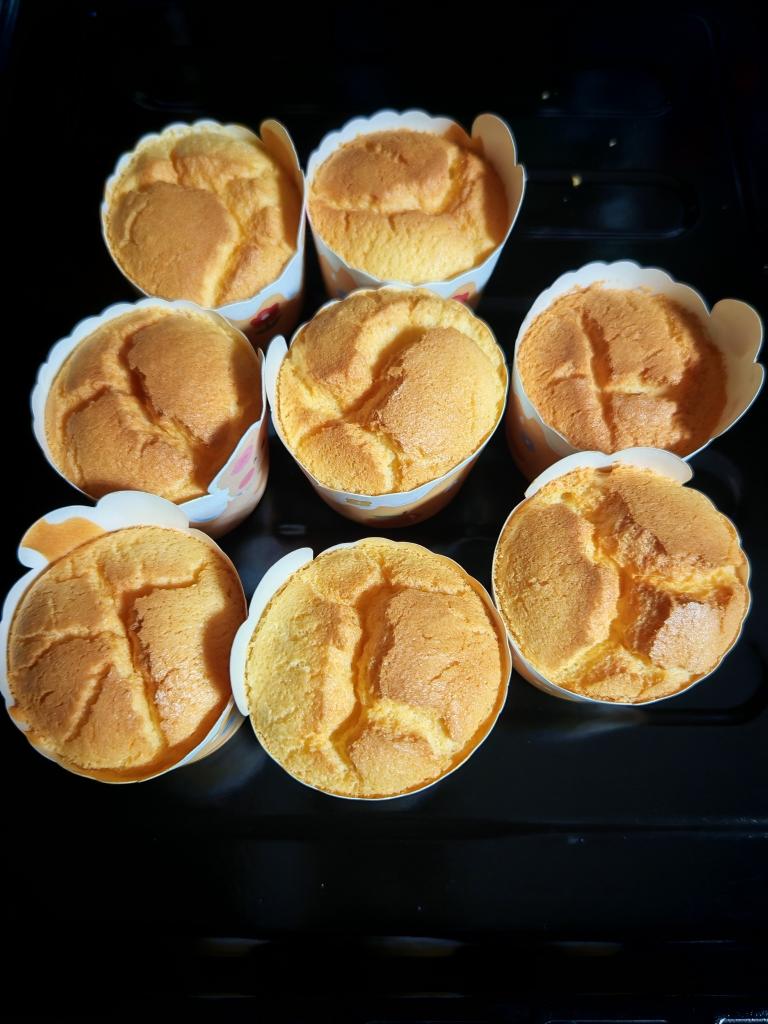 纸杯蛋糕 8寸戚风蛋糕的量