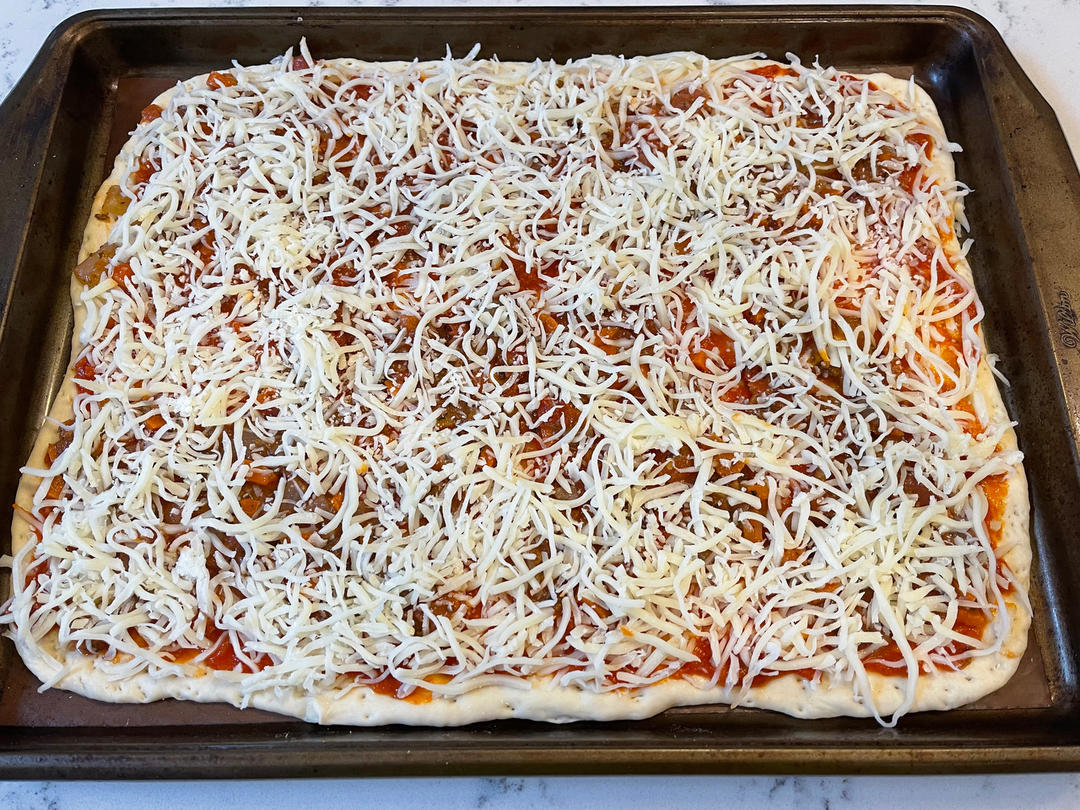 5分钟搞定的快手披萨饼底（5-min pizza dough）