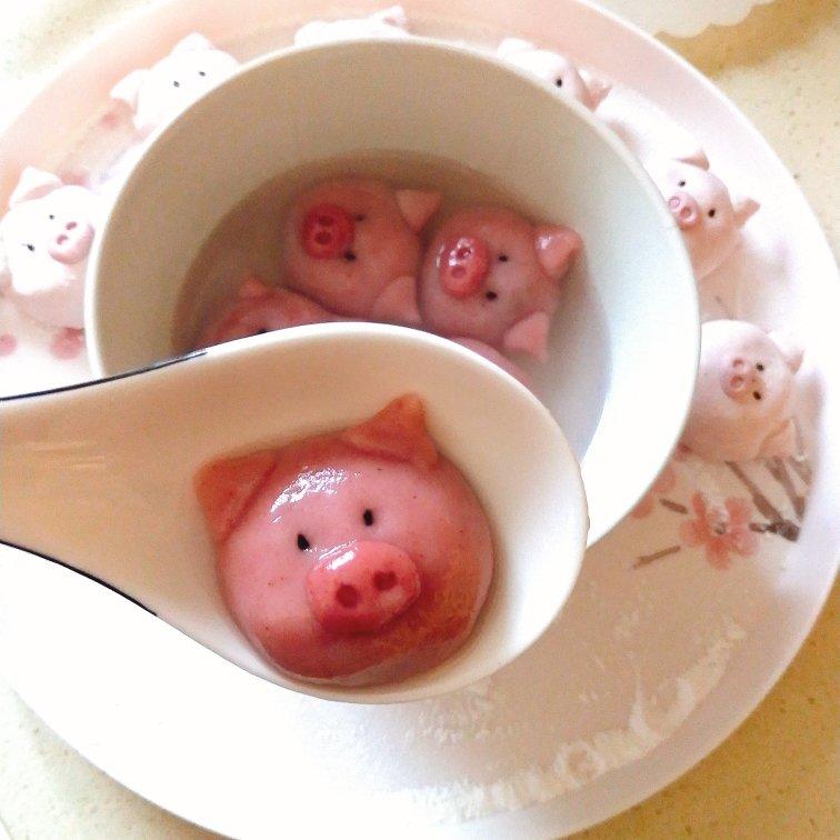 猪猪汤圆卡通汤圆大集合