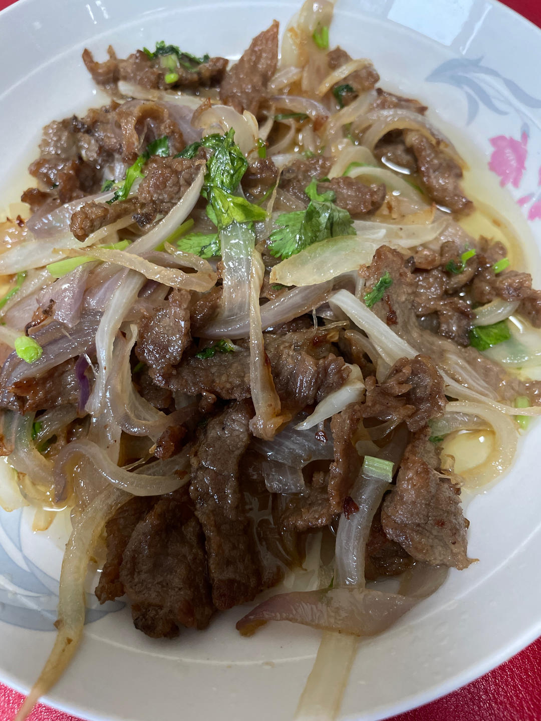 孜然味洋葱牛肉丝