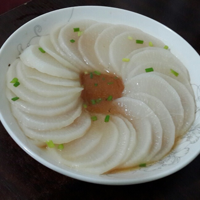 清蒸白萝卜