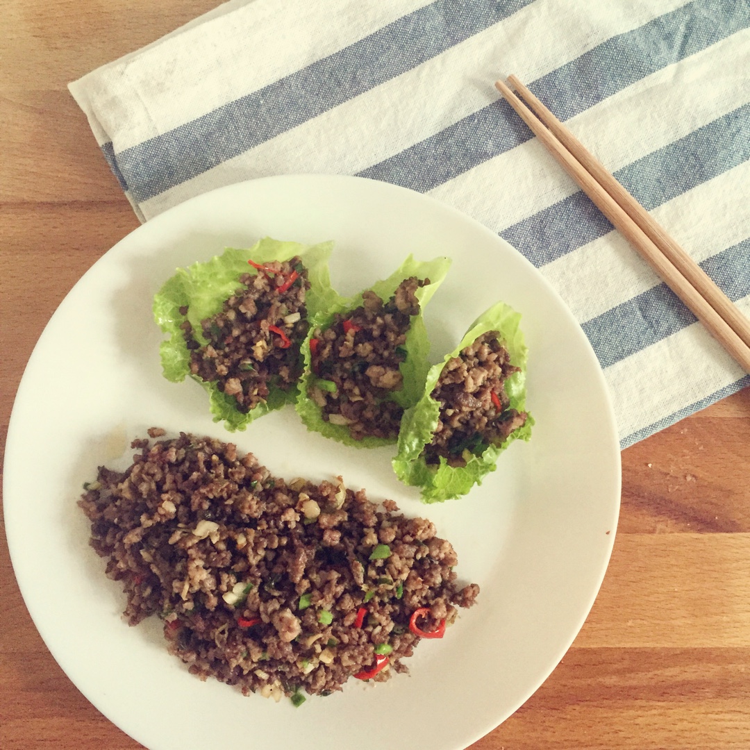 【终极烹饪课程】辣牛肉生菜卷