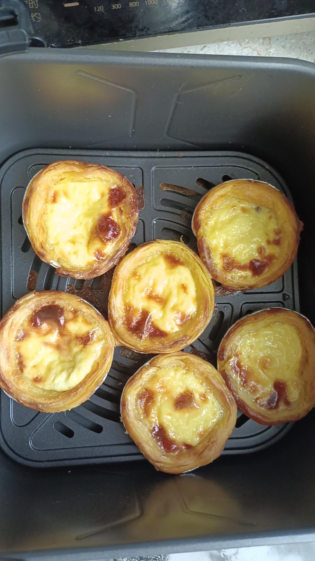 空气炸锅版全蛋葡式蛋挞『秒杀KFC』悠伴空气炸锅