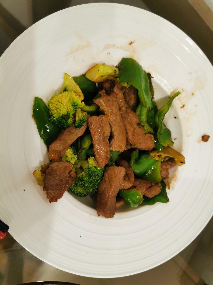 青椒炒牛排
