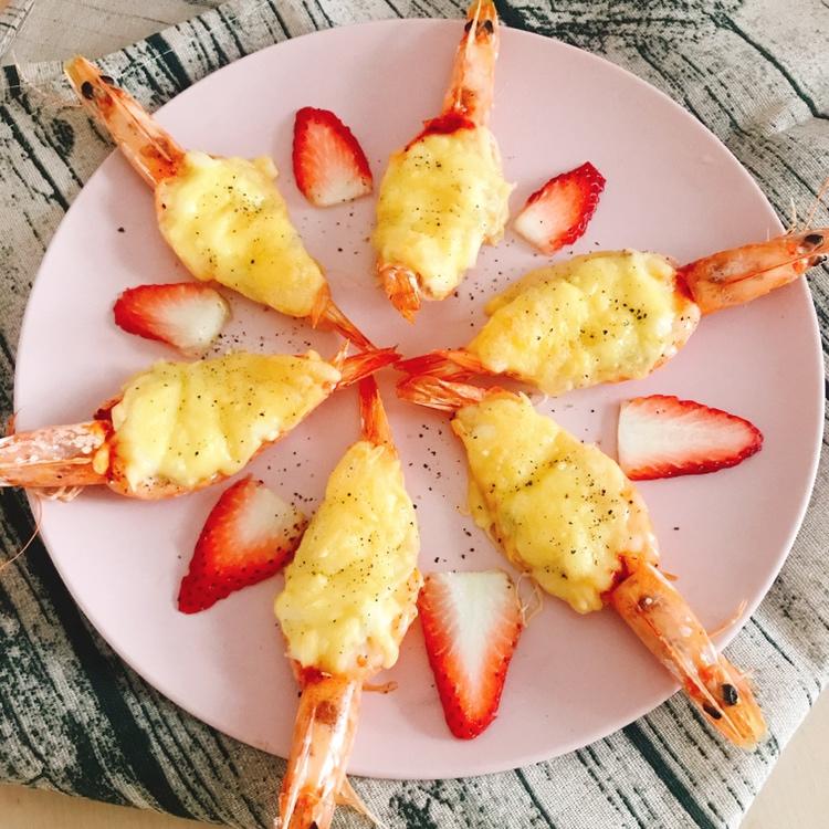 芝士沙拉酱焗大虾