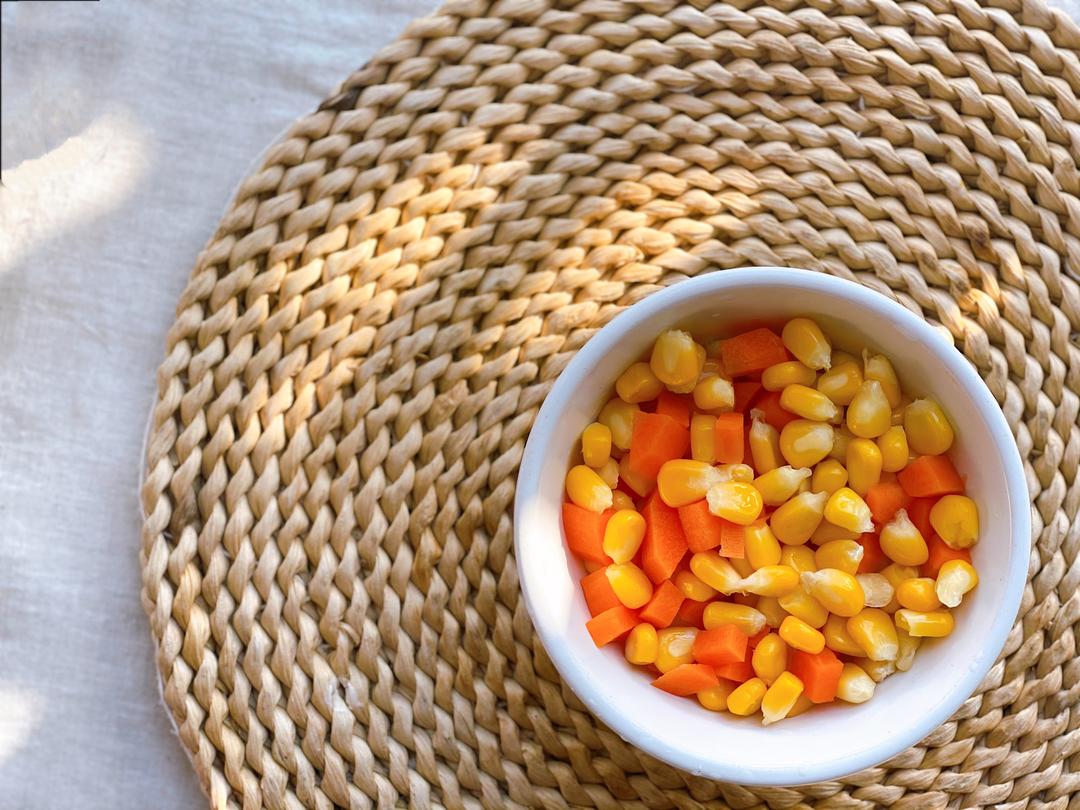 【厨房小妙招】甜玉米胡萝卜粒速冻常年冰箱必备可炒饭可做菜宝宝最爱