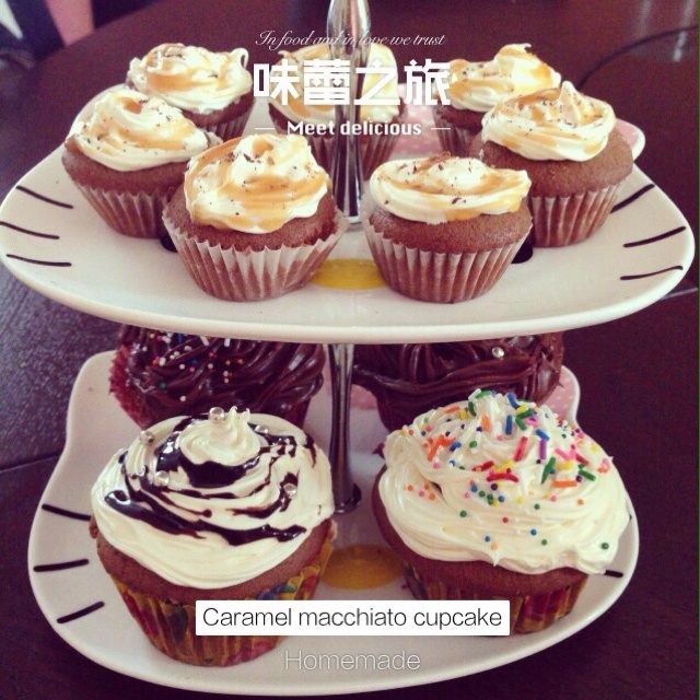 Caramel Macchiato Cupcake焦糖玛奇朵杯子蛋糕