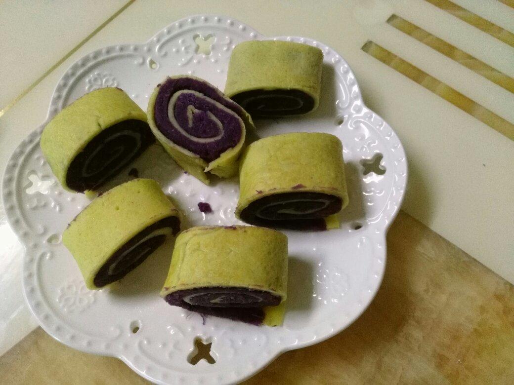 紫薯鸡蛋卷