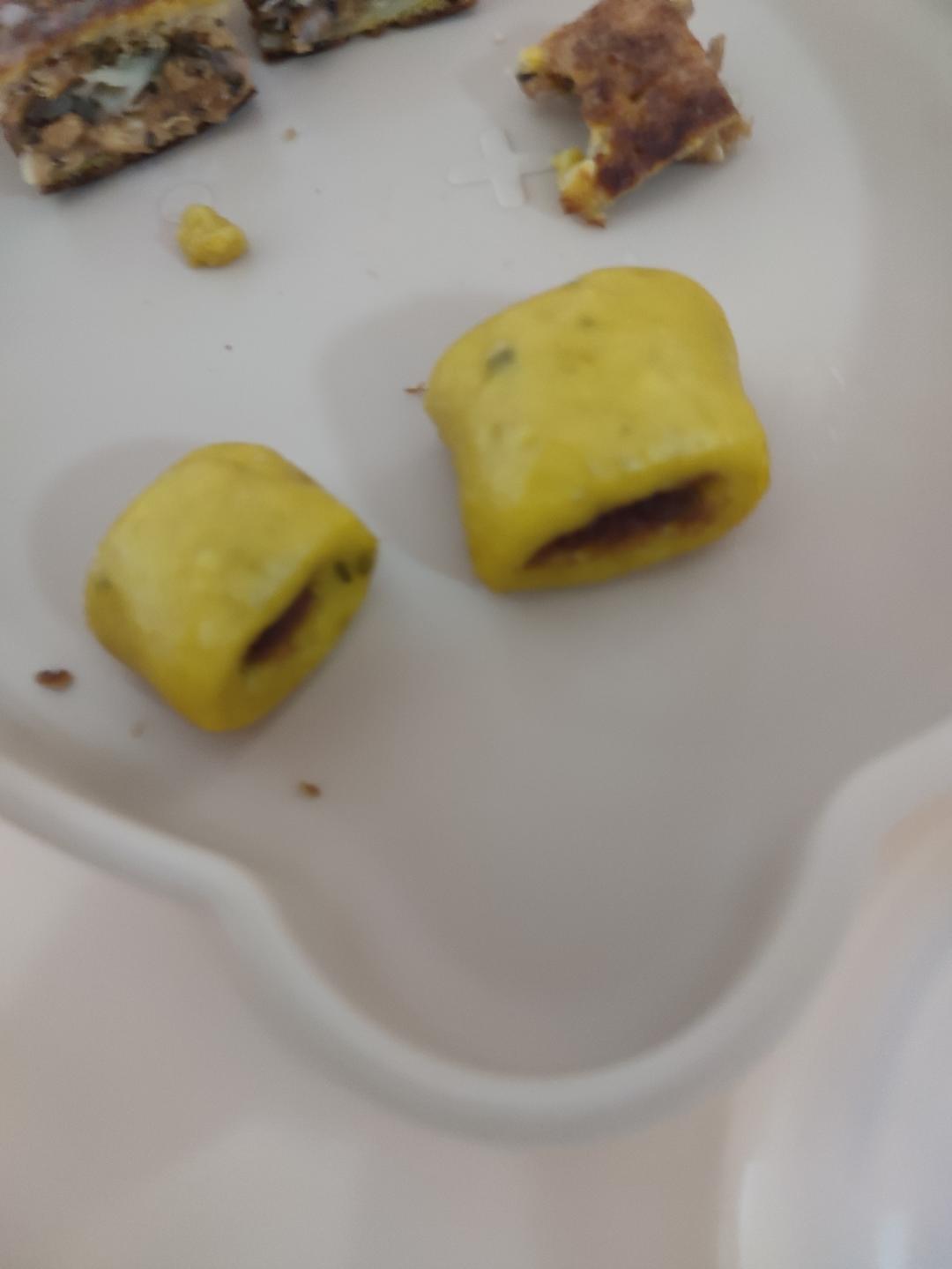 南瓜豆沙馒头