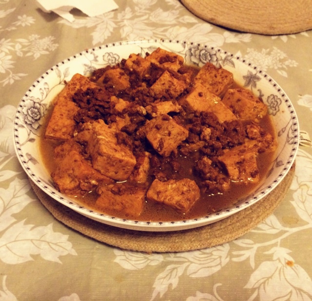家常红烧肉末豆腐