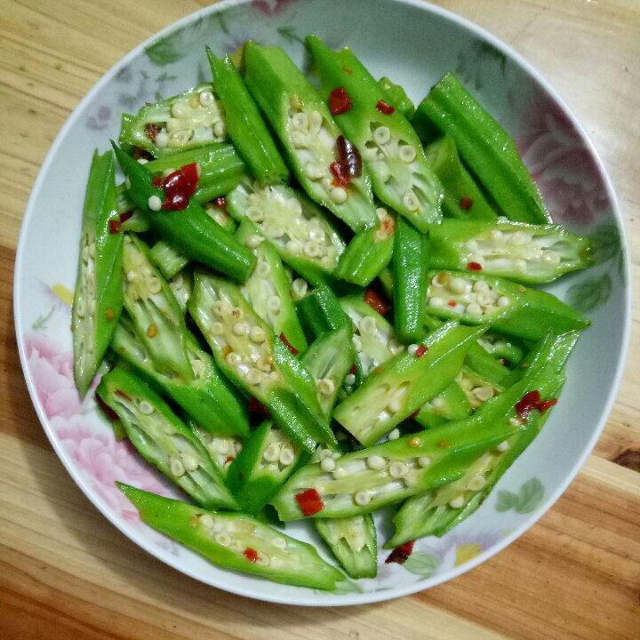 乐意帮黄姐做的清炒秋葵