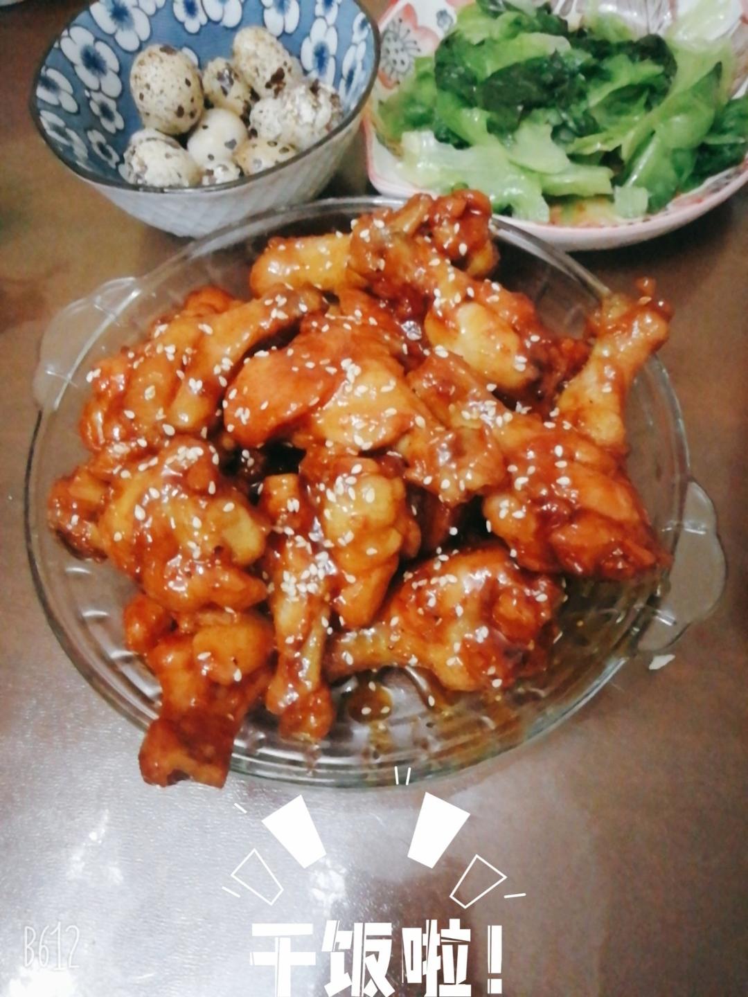 日式蜜汁照烧鸡翅根（好吃到吮指～）