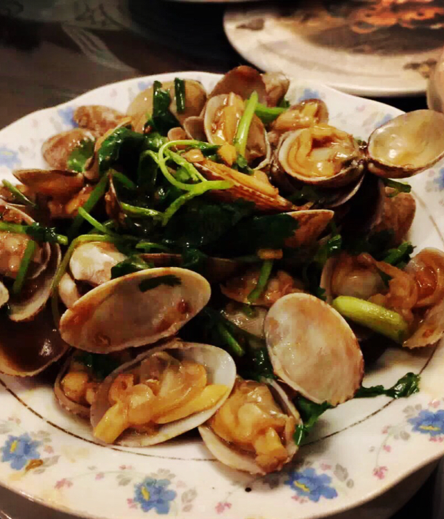 爆炒花蛤