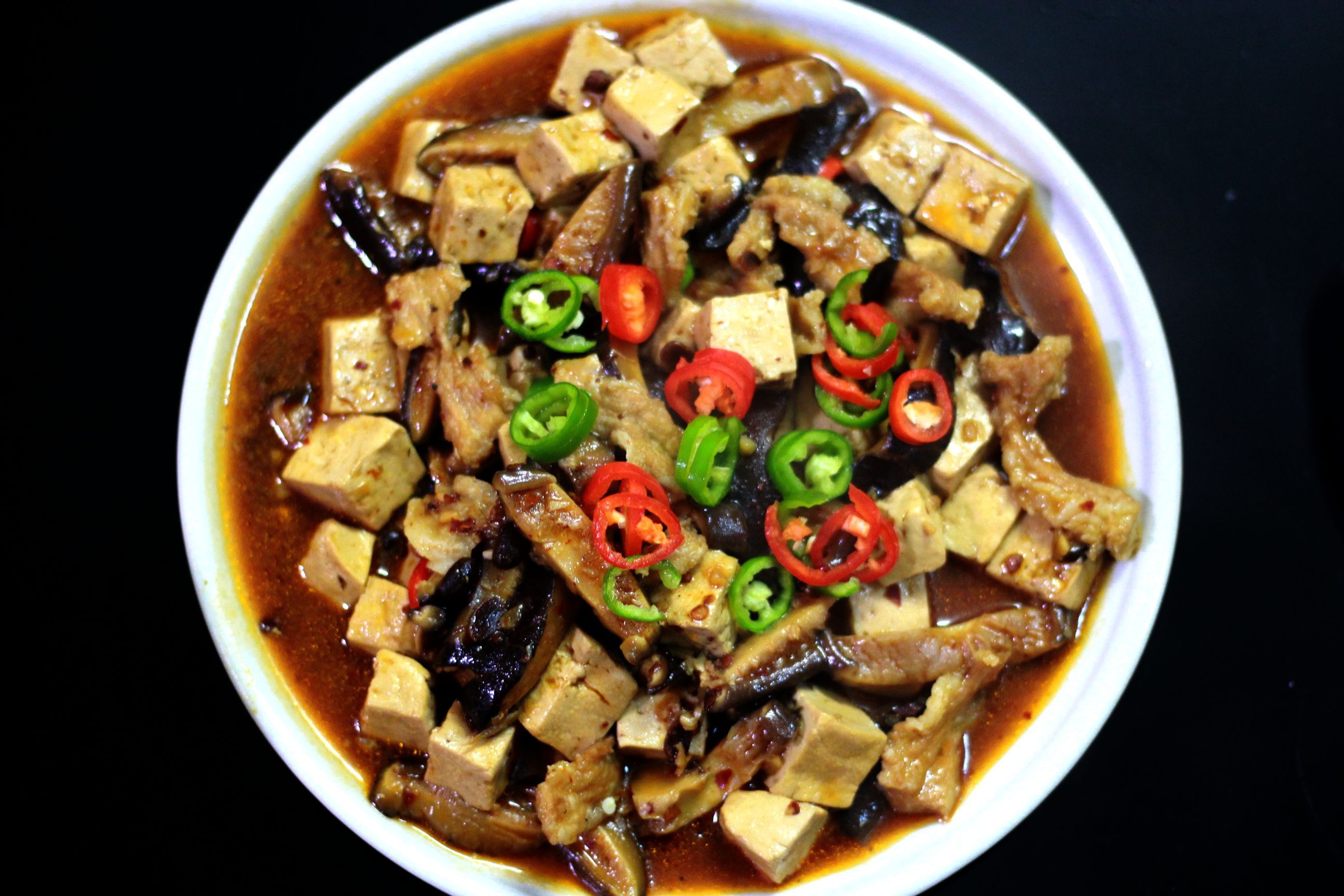 肉末香菇豆腐