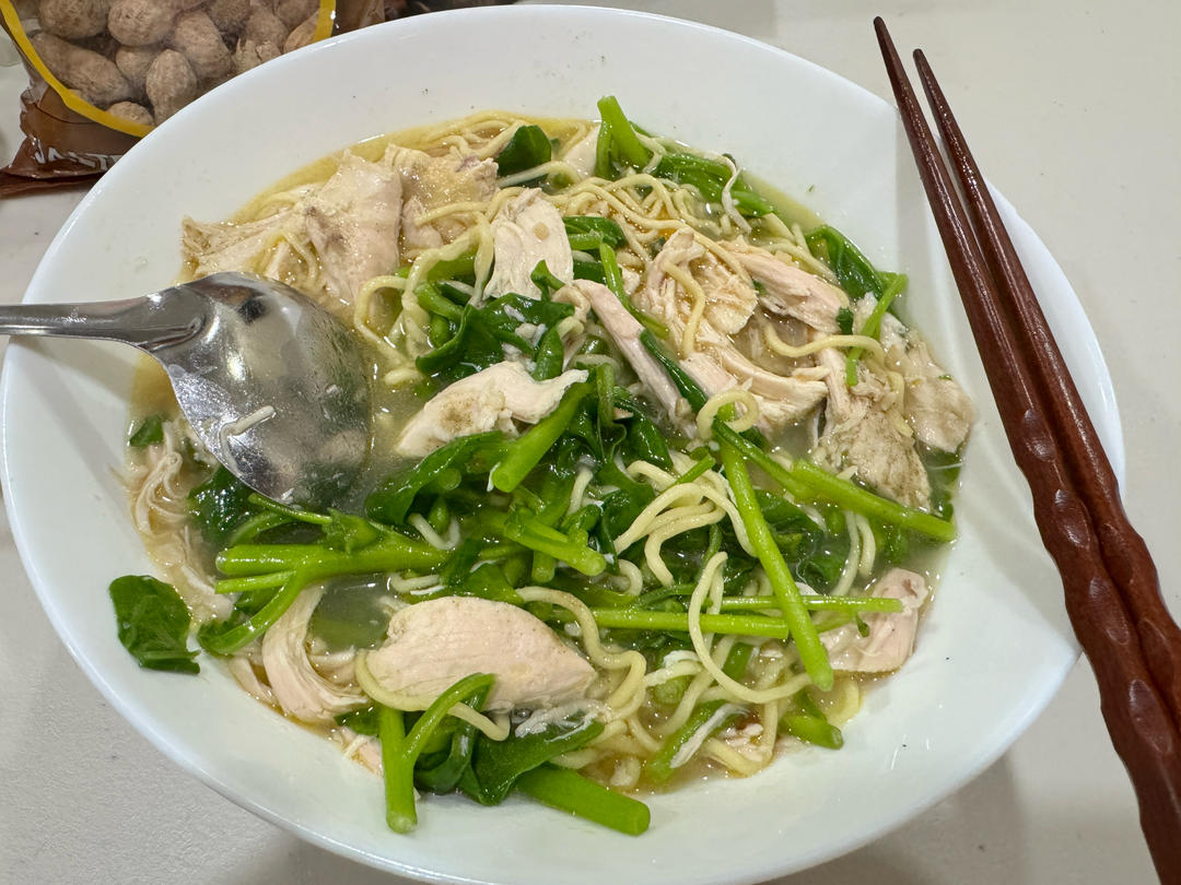 自制面条鸡蛋面（压面机版）
