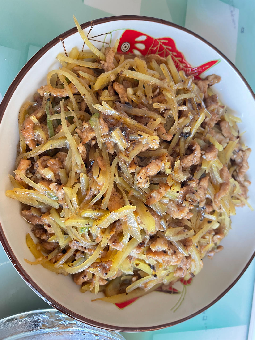 酸辣土豆肉丝——绝对最好吃！