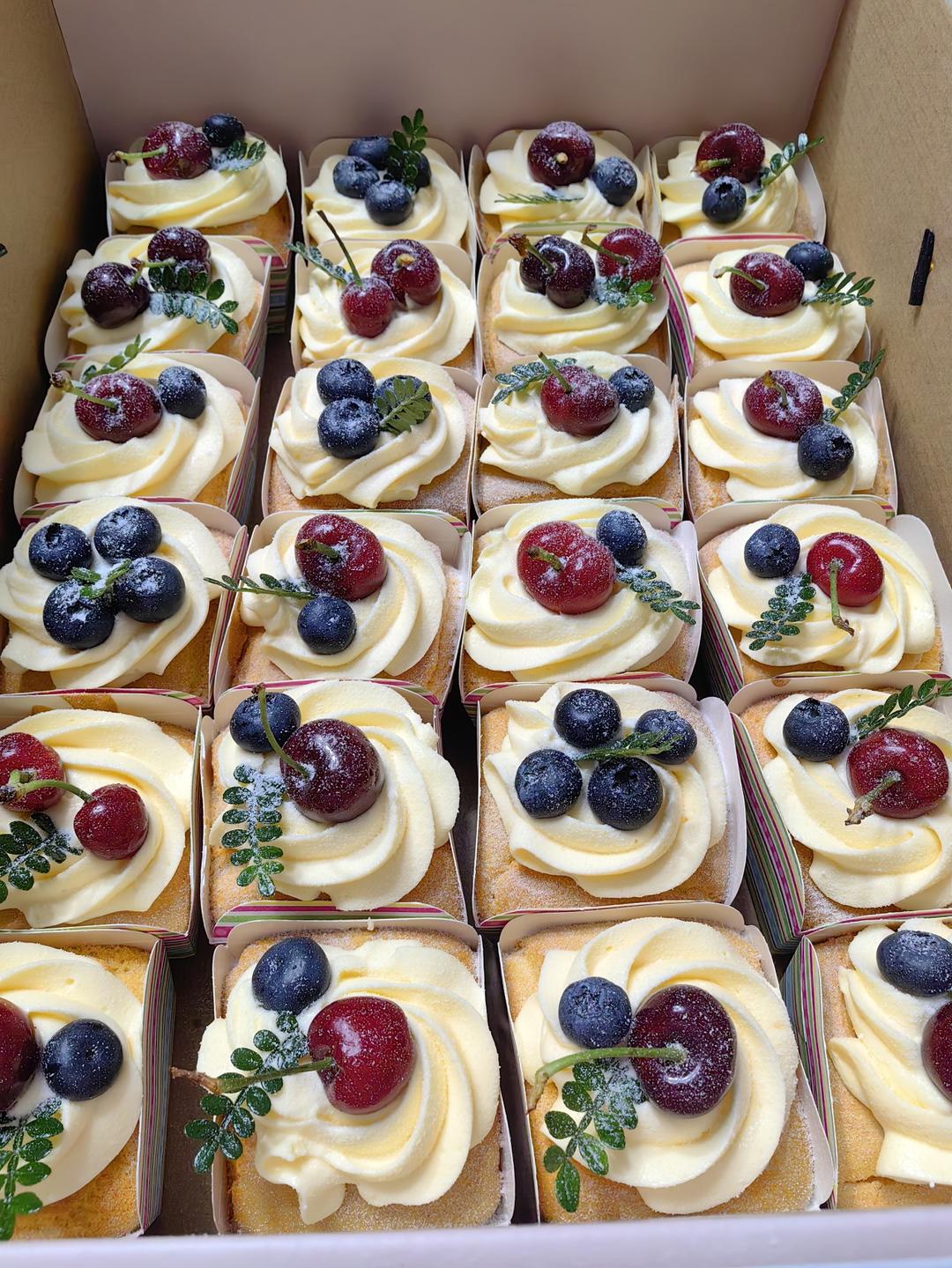 纸杯蛋糕 8寸戚风蛋糕的量