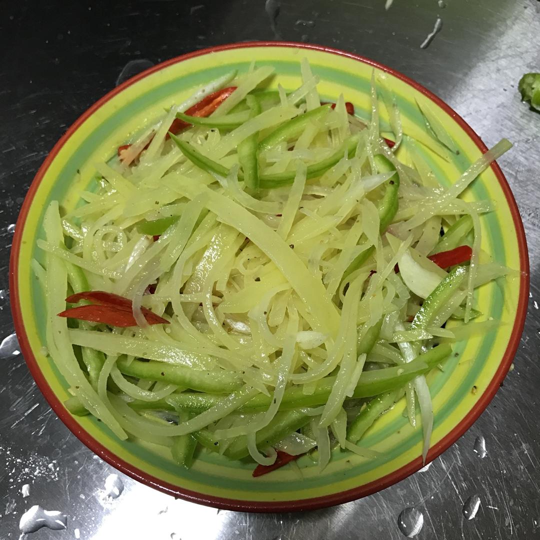 凉拌土豆丝