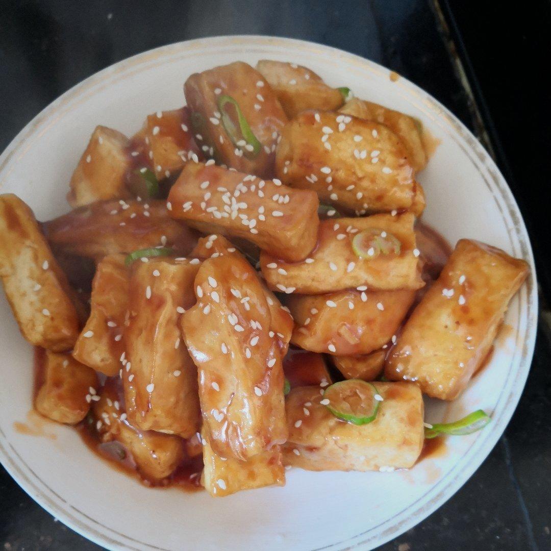 糖醋脆皮豆腐