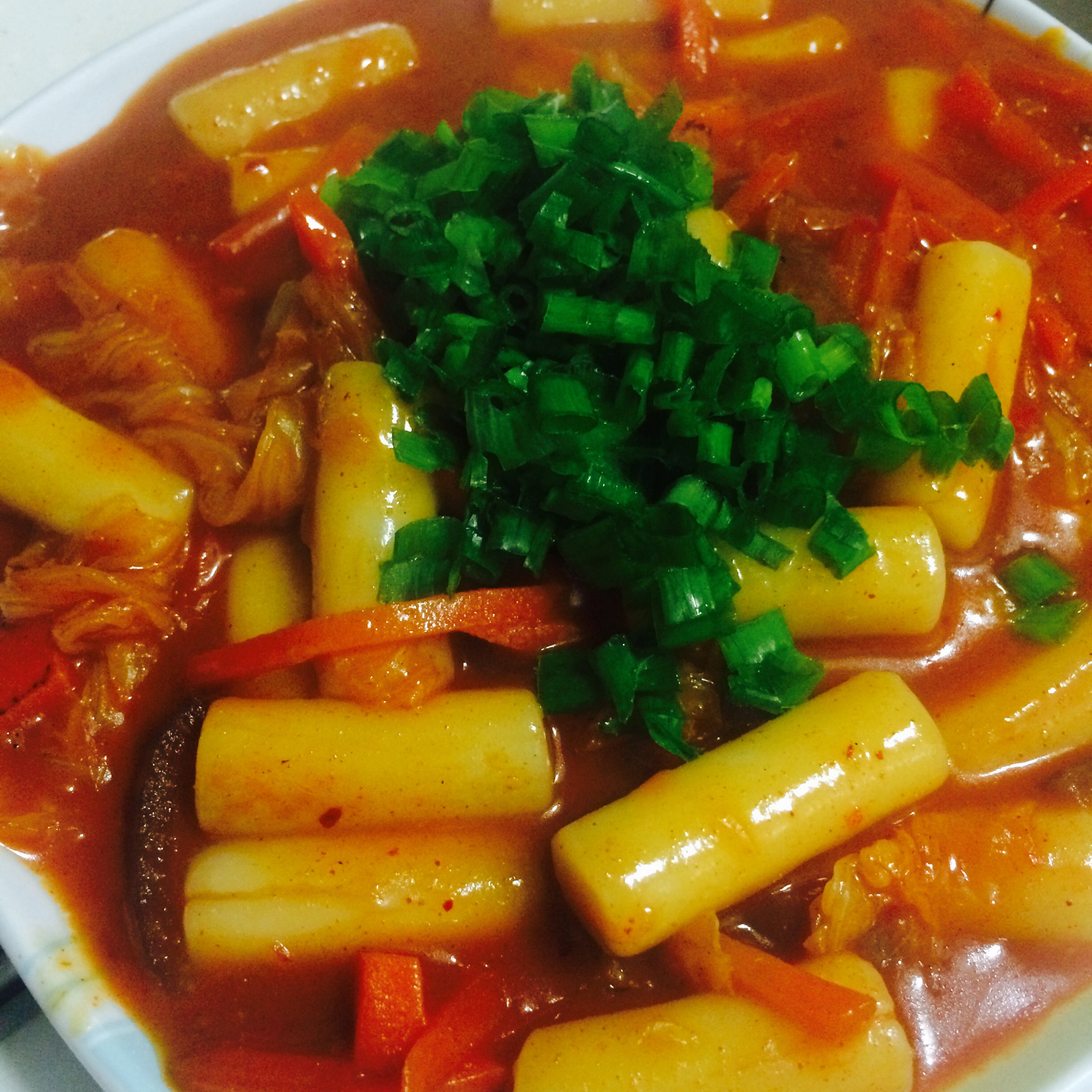 韩式辣炒年糕（or网红芝士套路之芝心年糕）