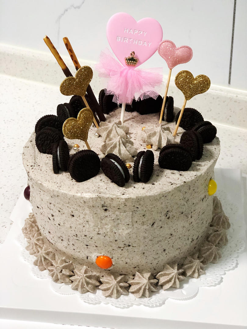 不用裱花的海盐奥利奥奶油蛋糕