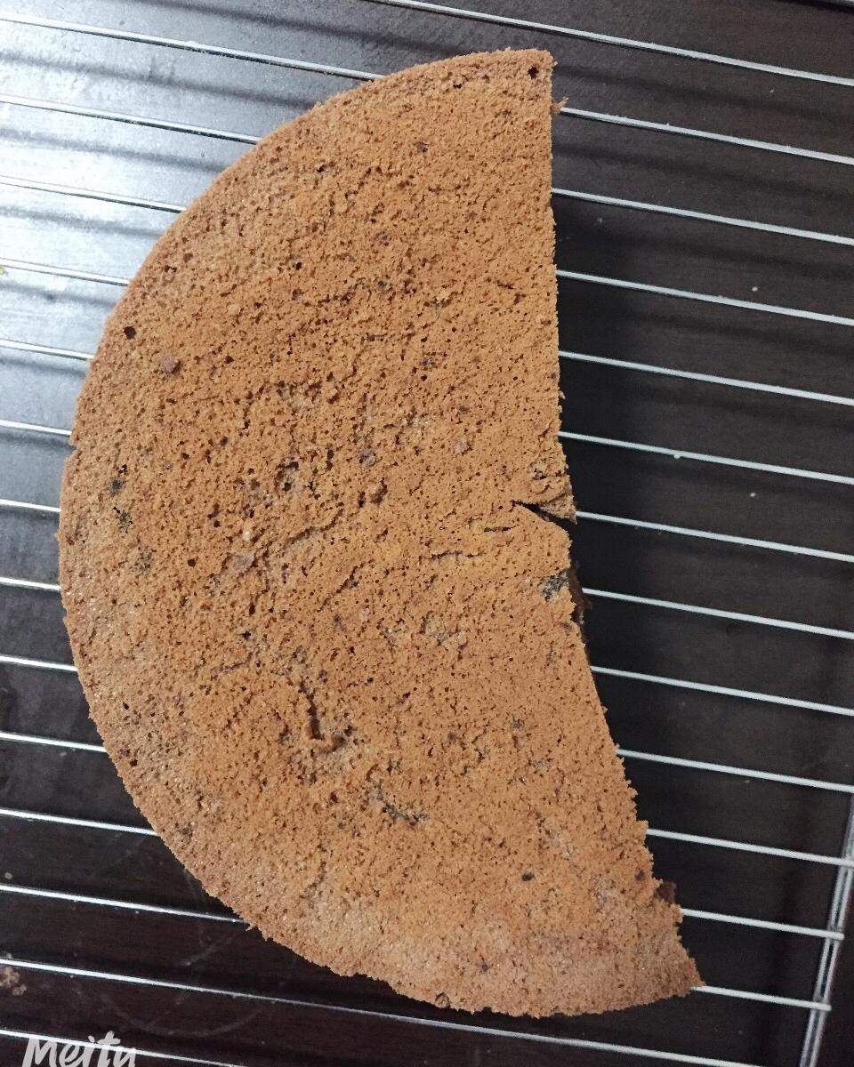 八寸少油低糖版可可味戚风