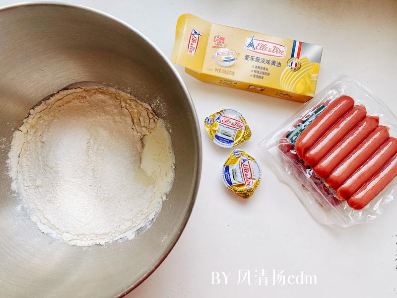 纯奶手撕吐司的做法 步骤1