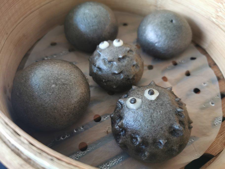 黑芝麻酱馒头