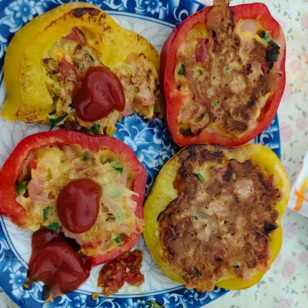 彩椒灌饼