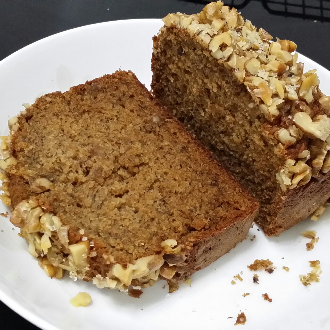香蕉核桃磅蛋糕 Banana & Walnut Pound Cake
