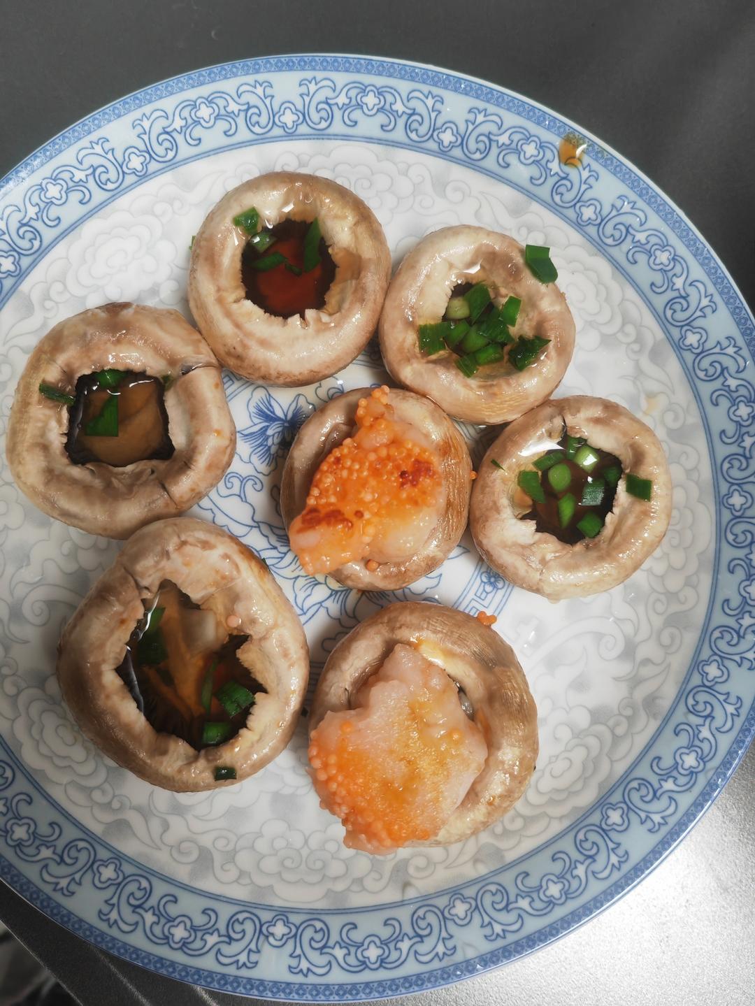 万能酱汁 虾滑酿口蘑