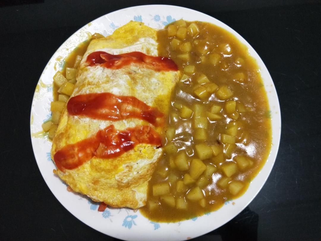 这是头牌了丨好吃的飞起来～🍛咖喱蛋包饭