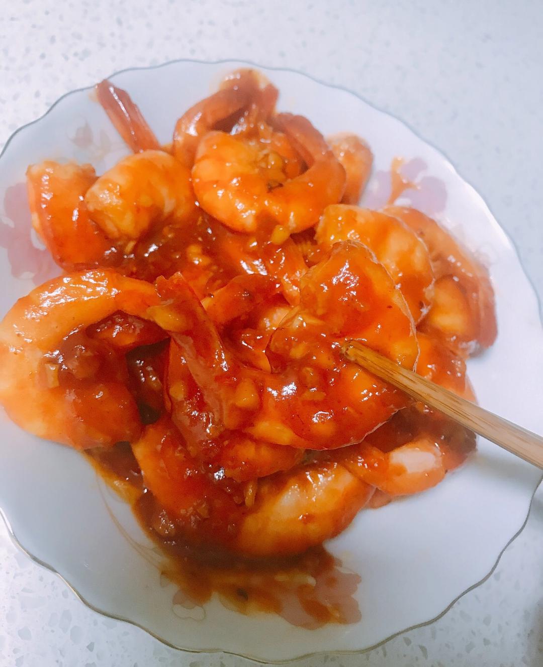 番茄大虾08的做法