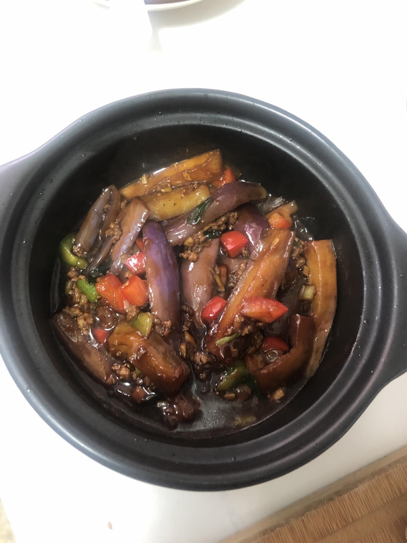 开胃下饭菜！巨简单的家常鱼香茄子煲