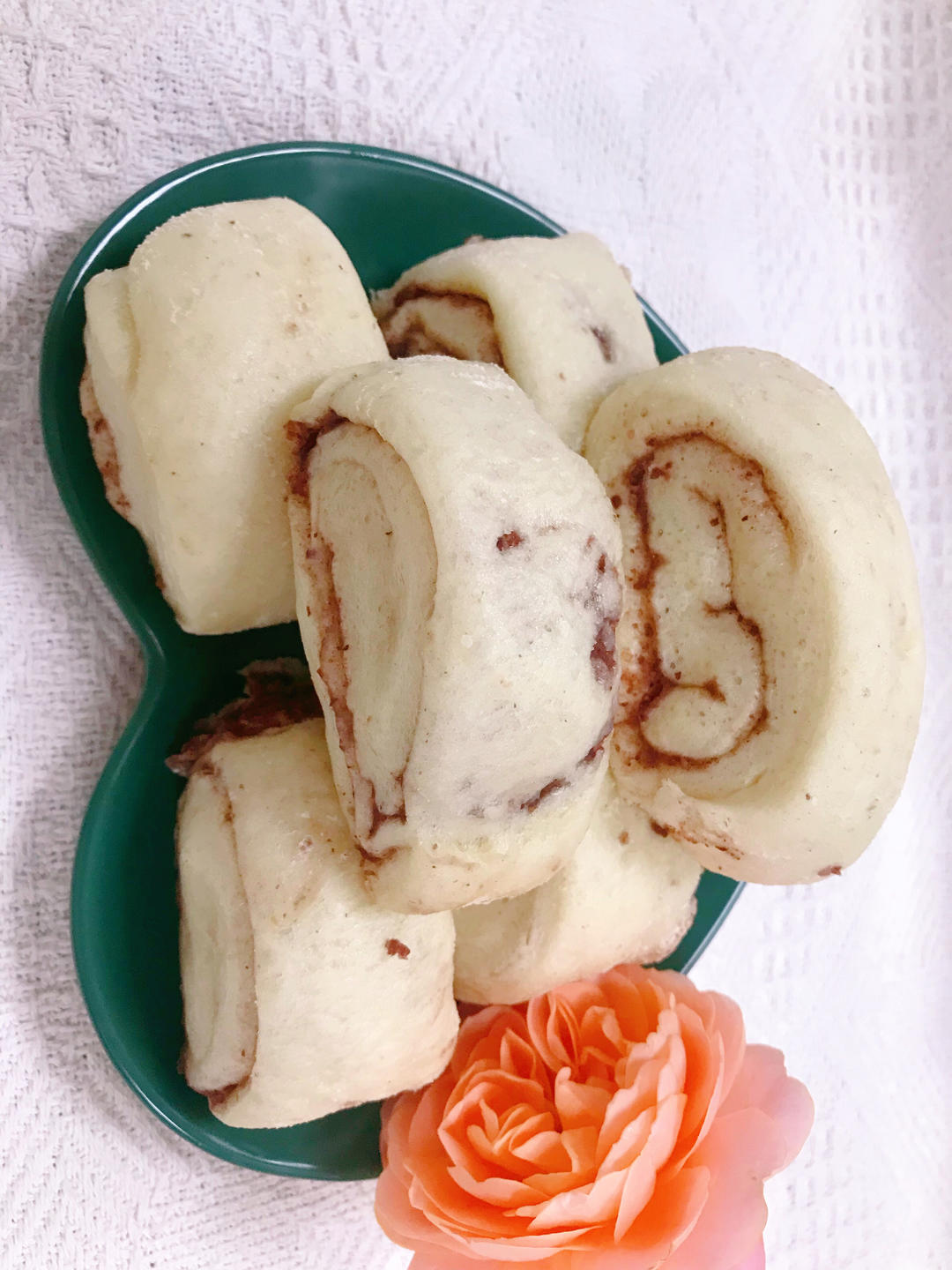 豆沙双色馒头