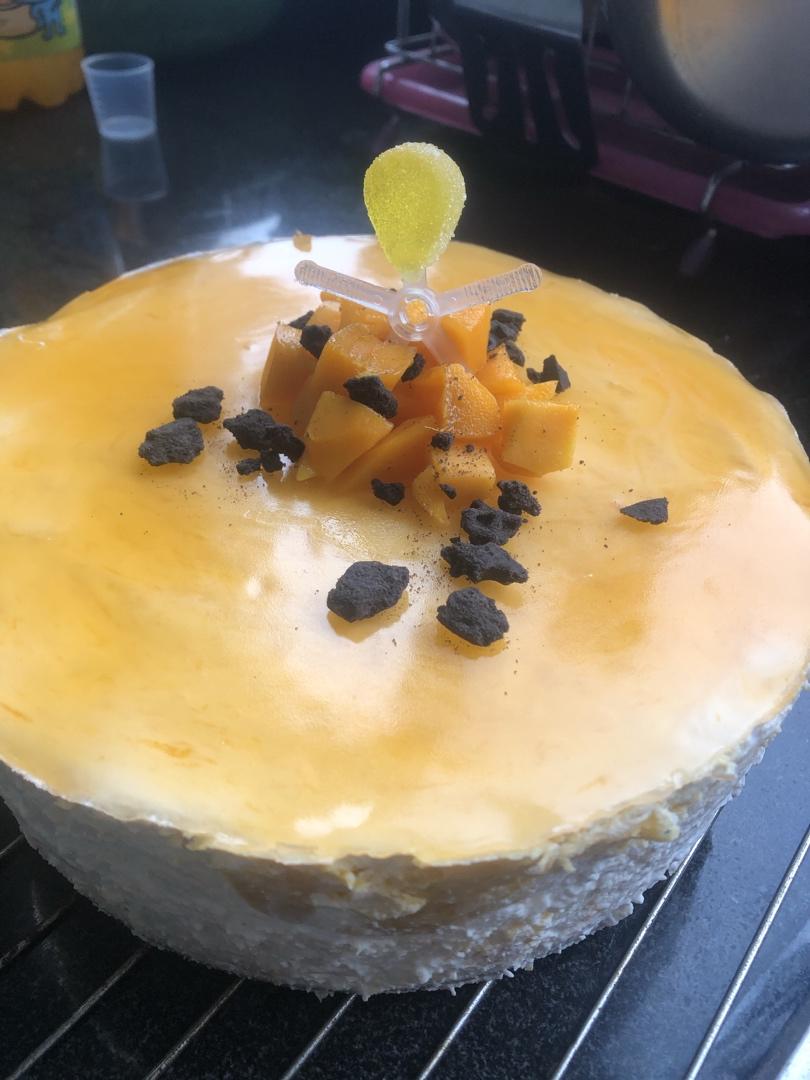 芒果酸奶慕斯加镜面 （8寸）