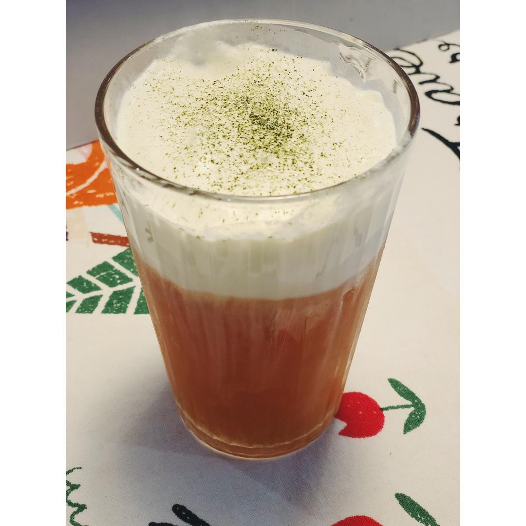 抹茶奶盖(一杯450ML量)