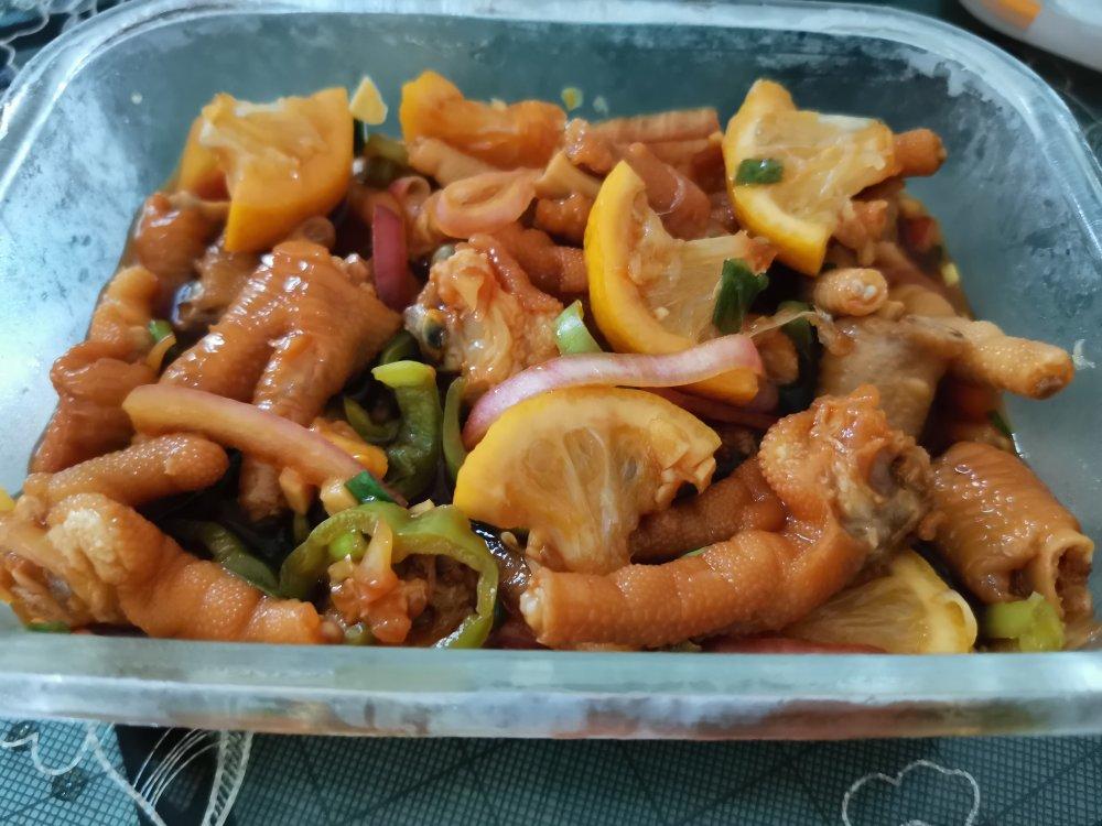 【柠檬酸辣鸡爪】自制超级无敌美味的网红鸡爪