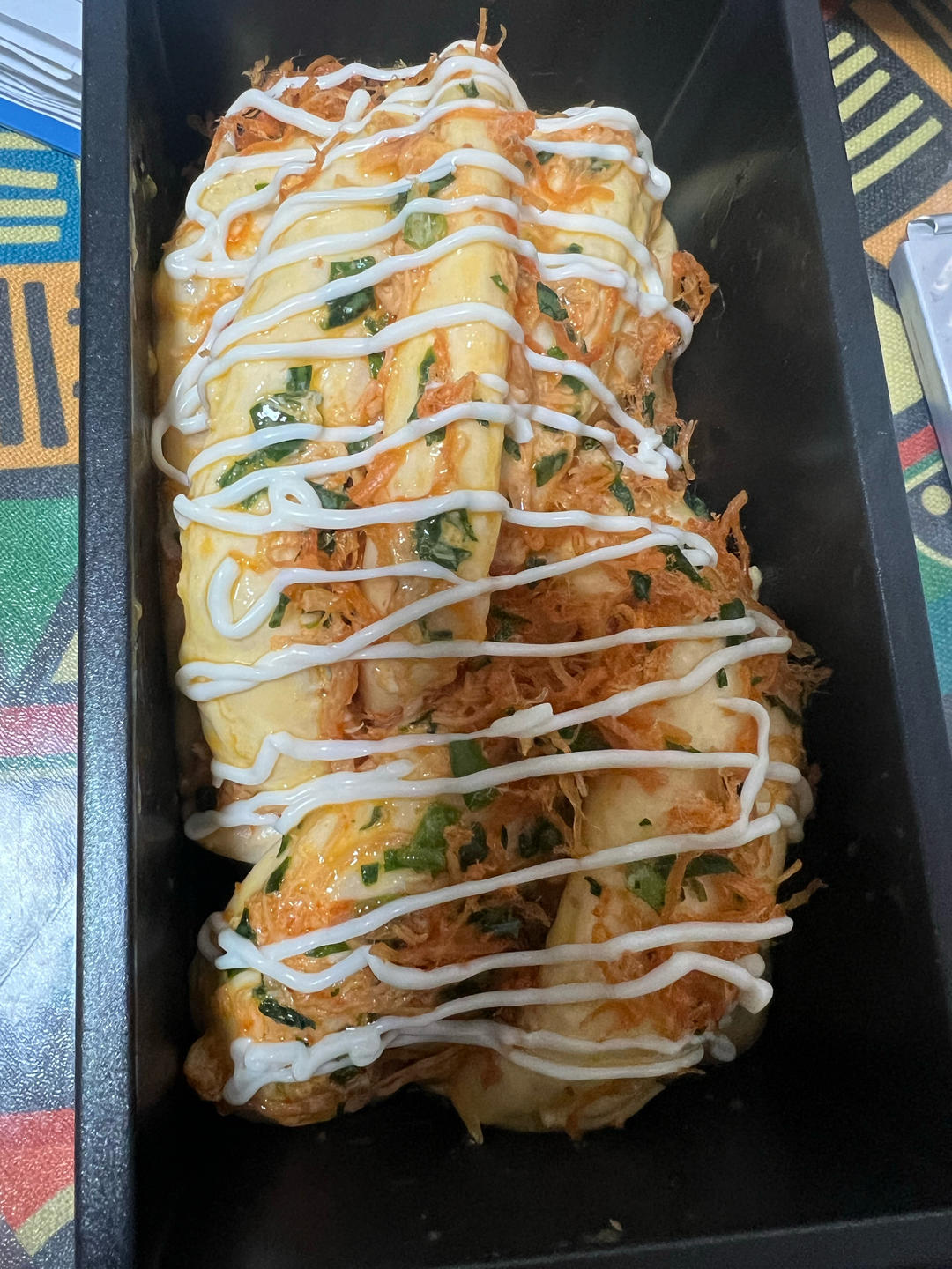 咸香松软～保姆级教程‼️葱香肉松手撕吐司