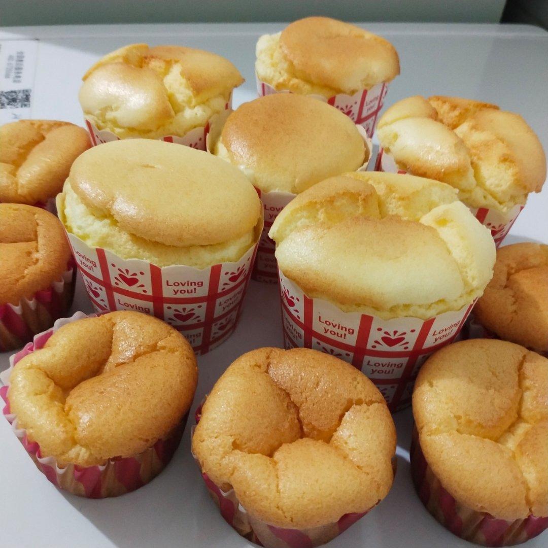 纸杯蛋糕 8寸戚风蛋糕的量