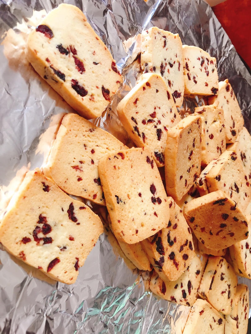 低糖少油版蔓越莓饼干