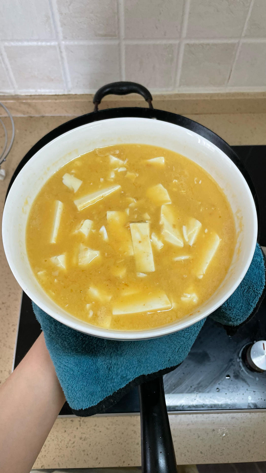 蟹黄豆腐（咸蛋黄版）