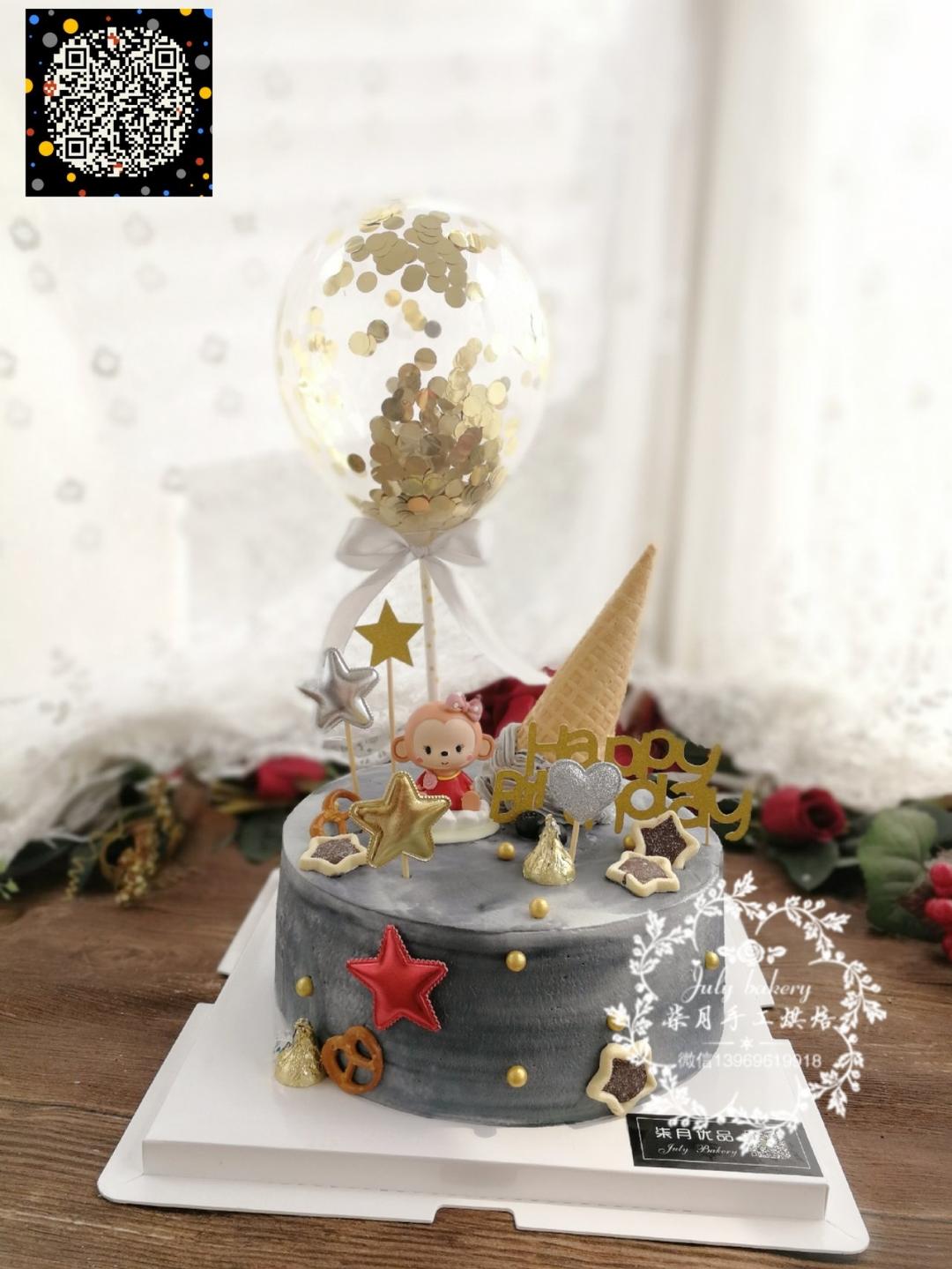 气球蛋糕 火烈鸟蛋糕 火烈鸟梦幻气球蛋糕