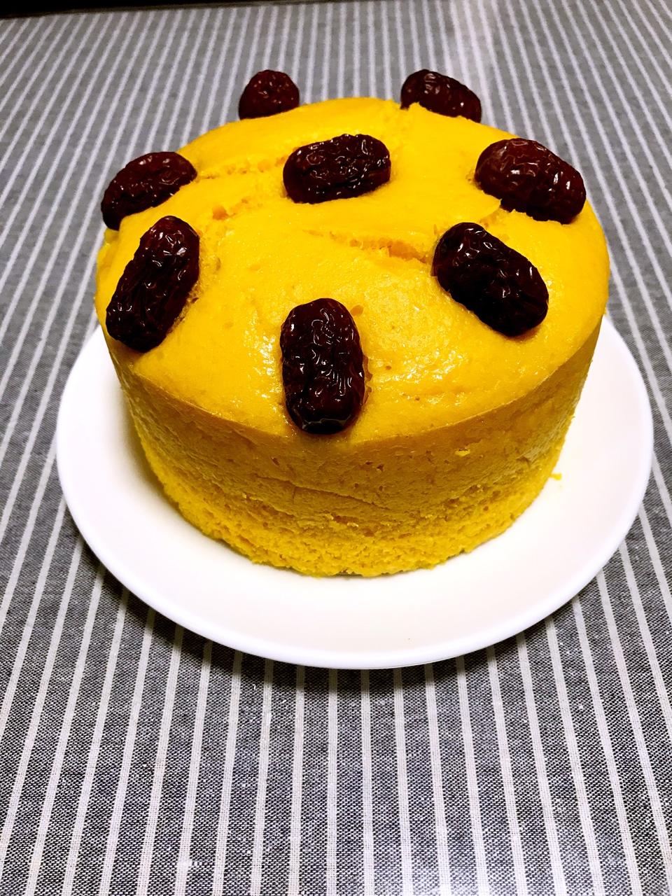 南瓜发糕 Steamed Pumpkin Cake