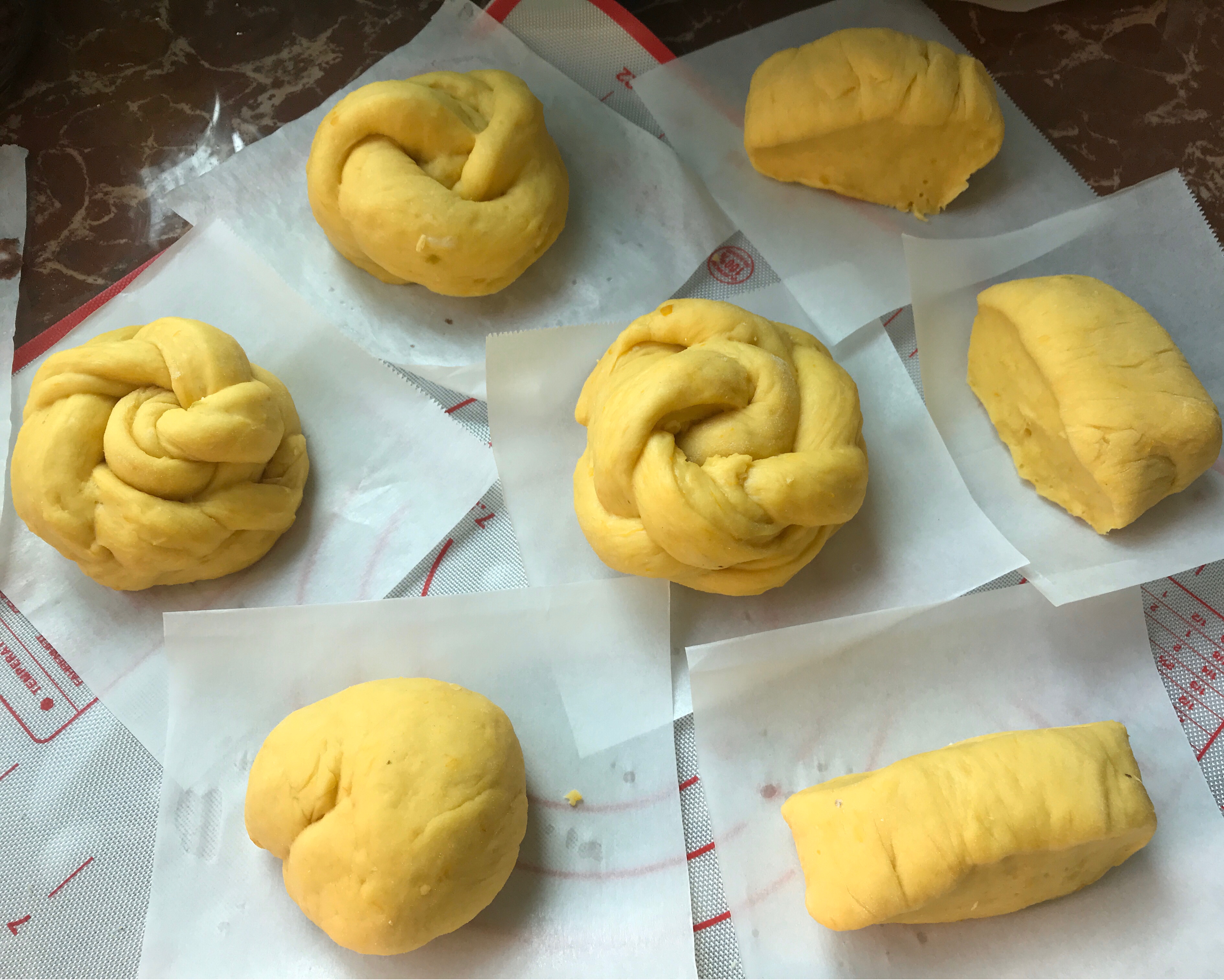 南瓜红豆包（没有称材料，一切适量，成功啦）的做法 步骤10