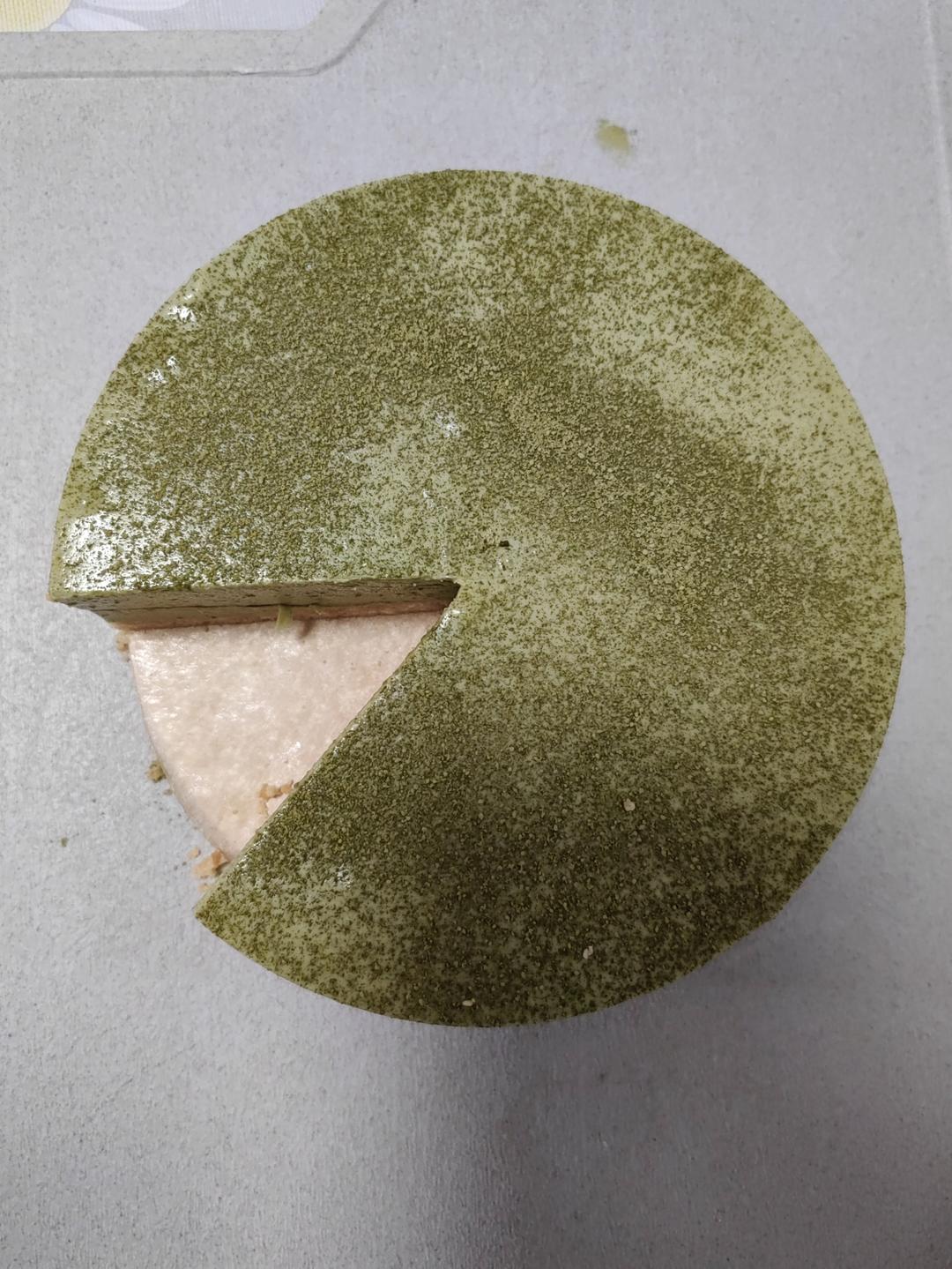 低糖免烤抹茶慕斯蛋糕