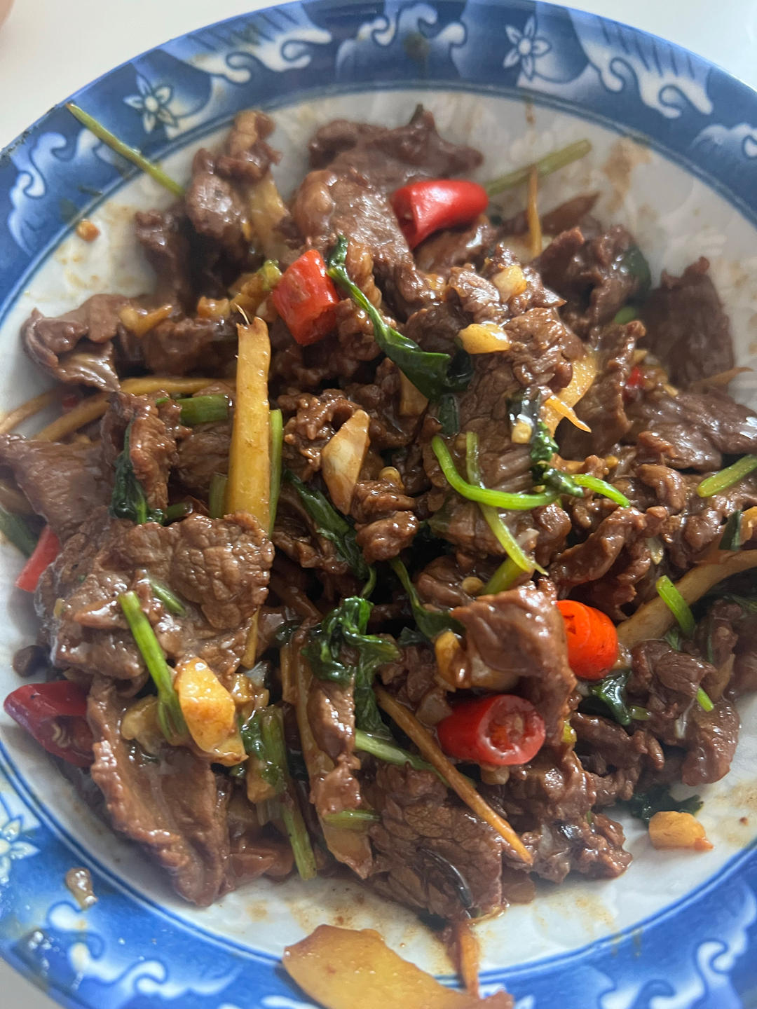 香菜牛肉