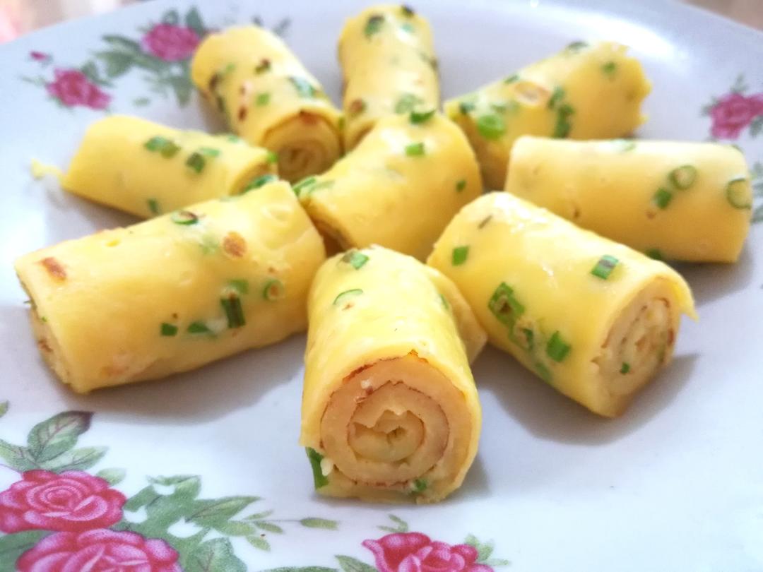 又薄又香不粘锅的鸡蛋饼