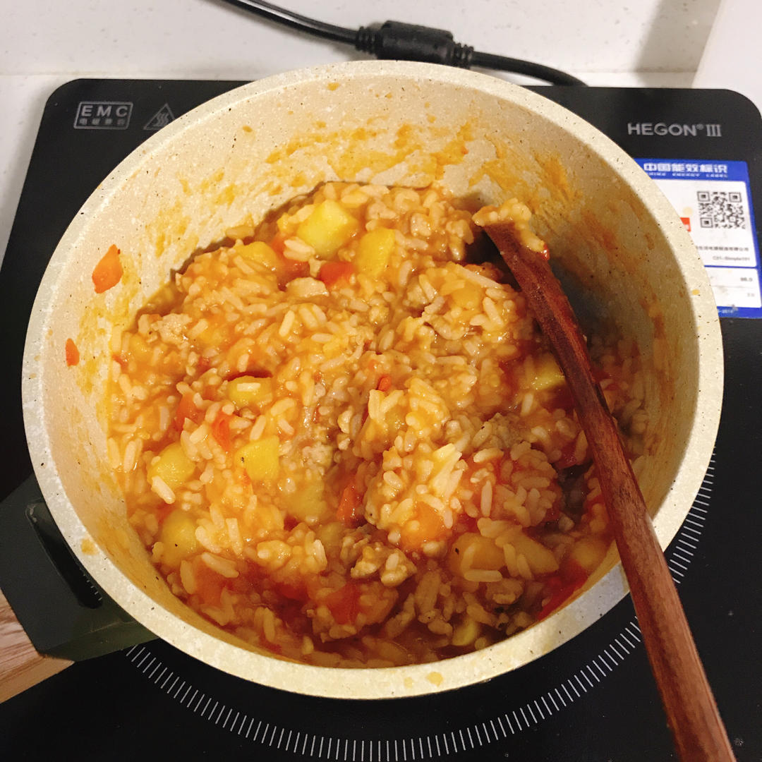 零失败❣️浓香番茄土豆烩饭